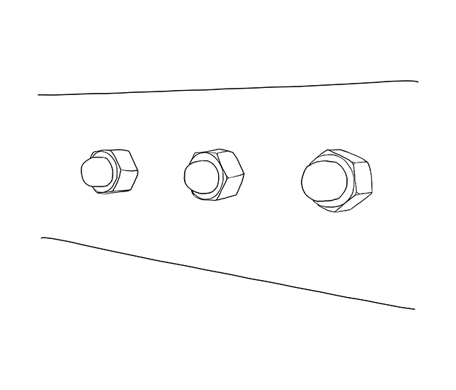 Illustrazione scala in ferro_pane vino architettura